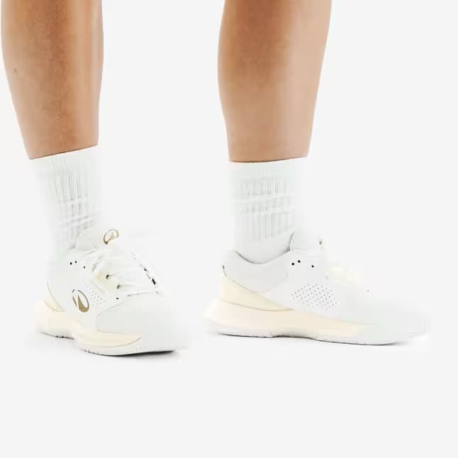 کفش تنیس زنانه دکتلون کویکما Decathlon Women’s Tennis Comfort – سفید — تصویر ۶