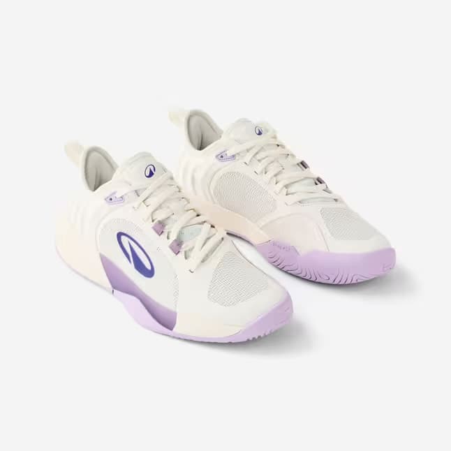 کفش تنیس زنانه دکتلون کویکما Decathlon Women’s Tennis Shoes Unrupt Team – سفید — تصویر ۲