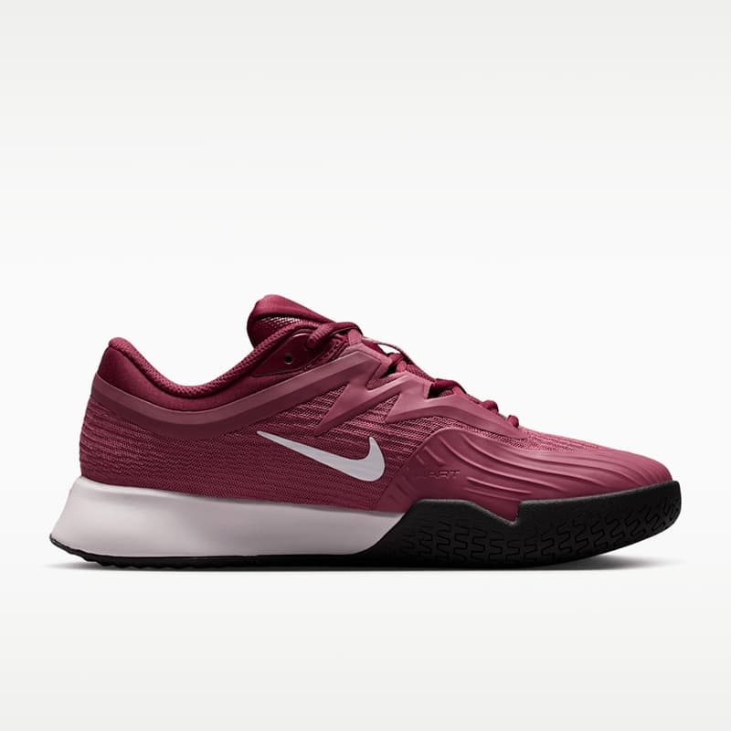 کفش تنیس زنانه نایک Nike Vapor Pro 3 – زرشکی/سفید — تصویر ۳