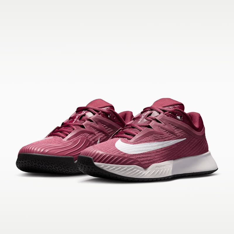 کفش تنیس زنانه نایک Nike Vapor Pro 3 – زرشکی/سفید — تصویر ۶