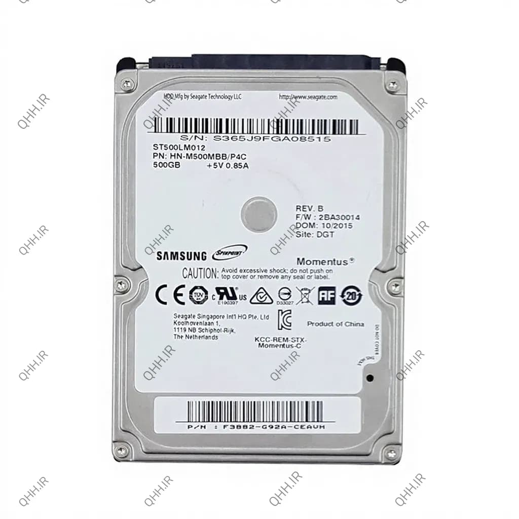 هارد HDD لپ تاپ 500 گیگابایت وسترن Sata 5400RPM Blue -ریفر — تصویر ۶