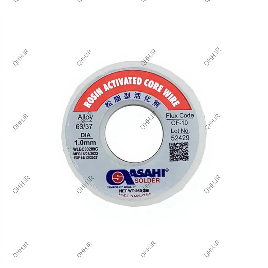 سیم قلع 1.0 میلیمتر ASAHI 250gr — تصویر ۲