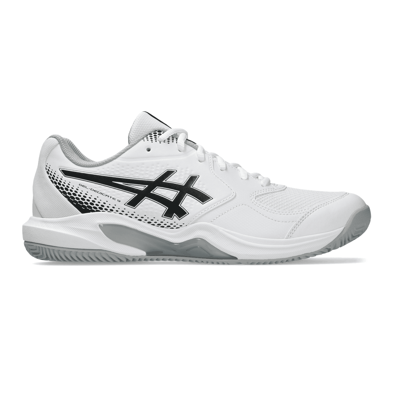 کفش پدل مردانه اسیکس – Asics Gel-Dedicate 9 – سفید/مشکی — تصویر ۱۱