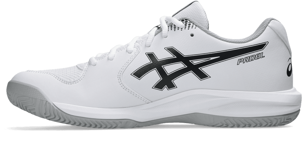 کفش پدل مردانه اسیکس – Asics Gel-Dedicate 9 – سفید/مشکی — تصویر ۷