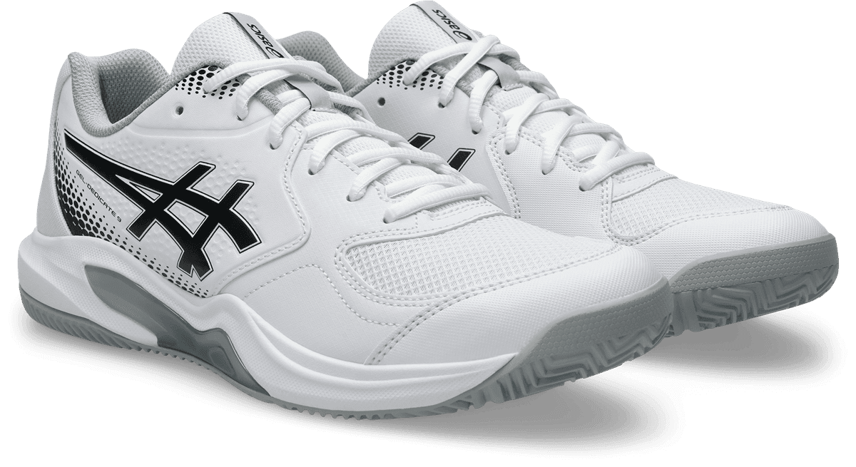 کفش پدل مردانه اسیکس – Asics Gel-Dedicate 9 – سفید/مشکی — تصویر ۹