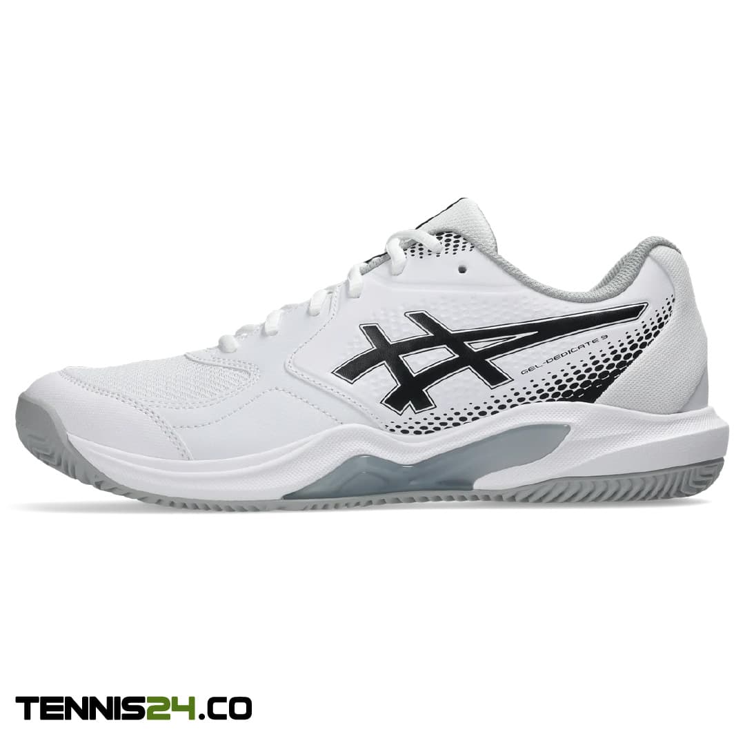 کفش پدل مردانه اسیکس – Asics Gel-Dedicate 9 – سفید/مشکی