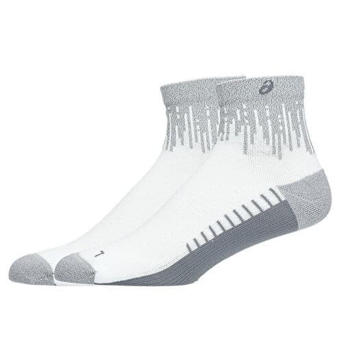 جوراب تنیس اسیکس ASICS Unisex Socks PERFORMANCE – سفید/خاکستری — تصویر ۳