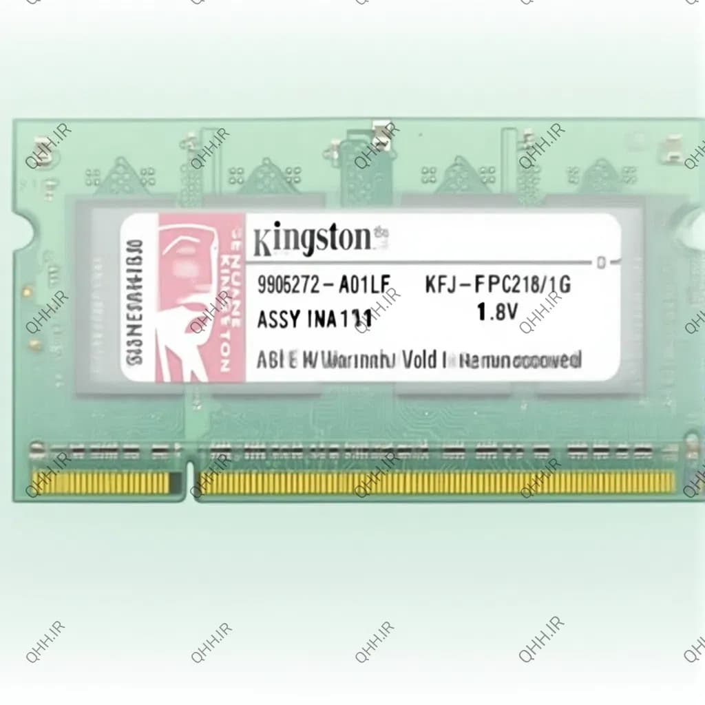 رم لپ تاپ 1 گیگ Kingston DDR2 667-5300 MHz 1.8V — تصویر ۳