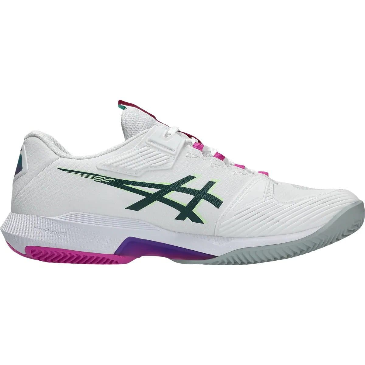 کفش تنیس مردانه اسیکس Asics Solution Speed Ff 4 Clay – سفید — تصویر ۳
