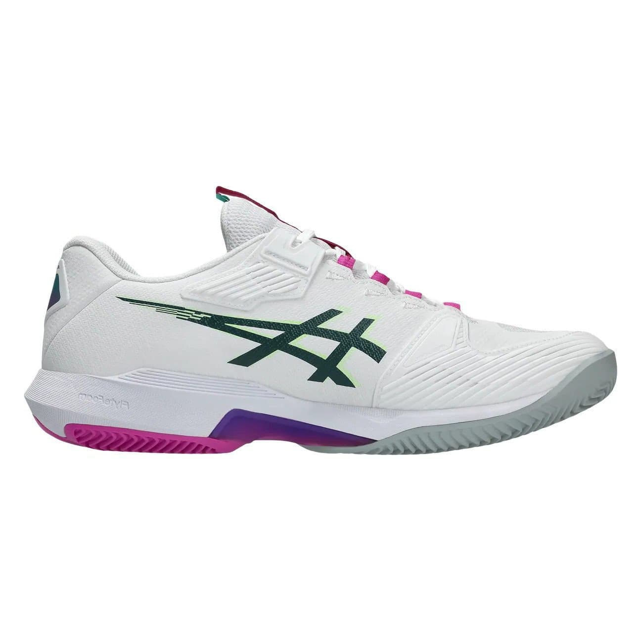 کفش تنیس مردانه اسیکس Asics Solution Speed Ff 4 Clay – سفید — تصویر ۹