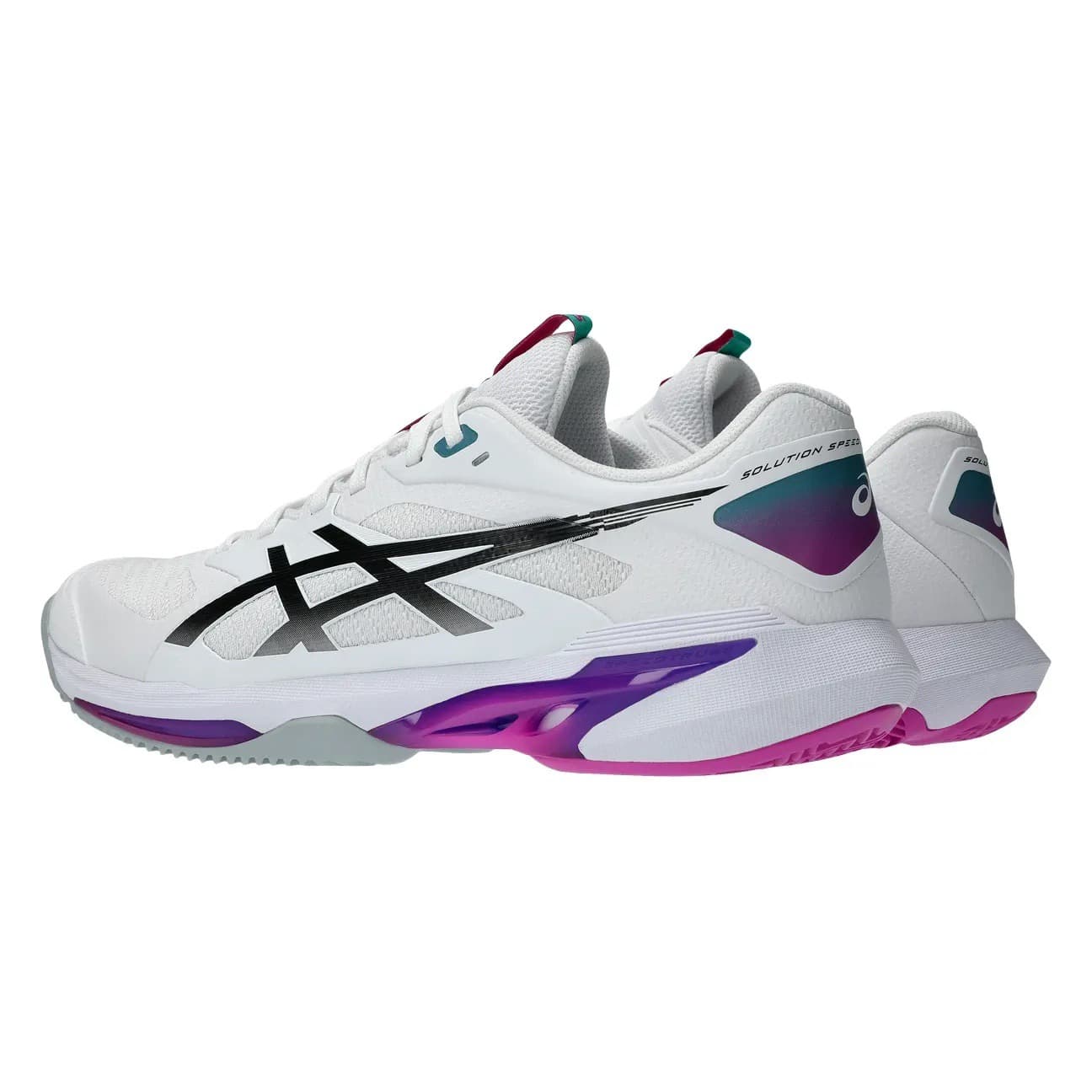 کفش تنیس مردانه اسیکس Asics Solution Speed Ff 4 Clay – سفید — تصویر ۱۲