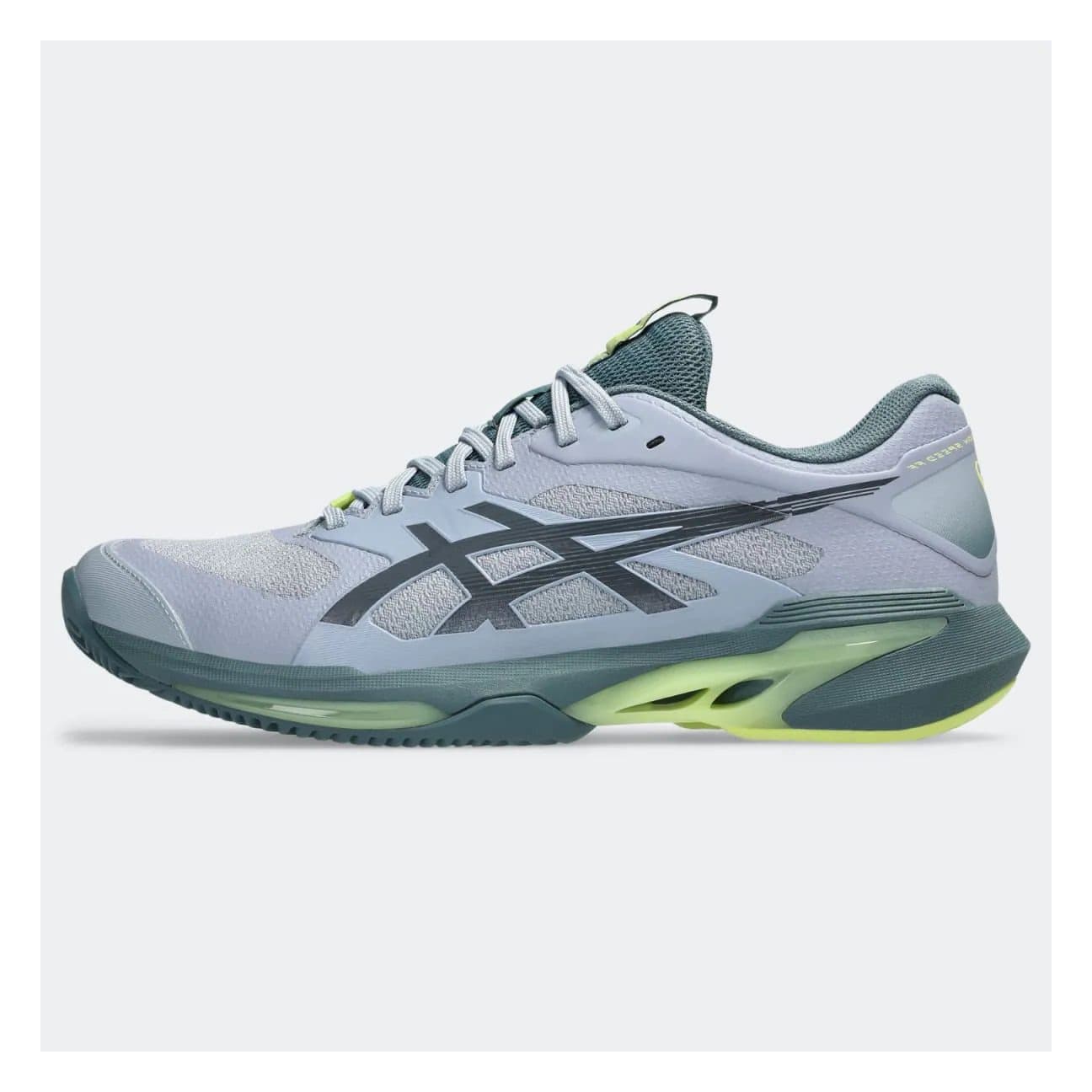 کفش تنیس مردانه اسیکس Asics Solution Speed Ff 4 Clay – خاکستری — تصویر ۶