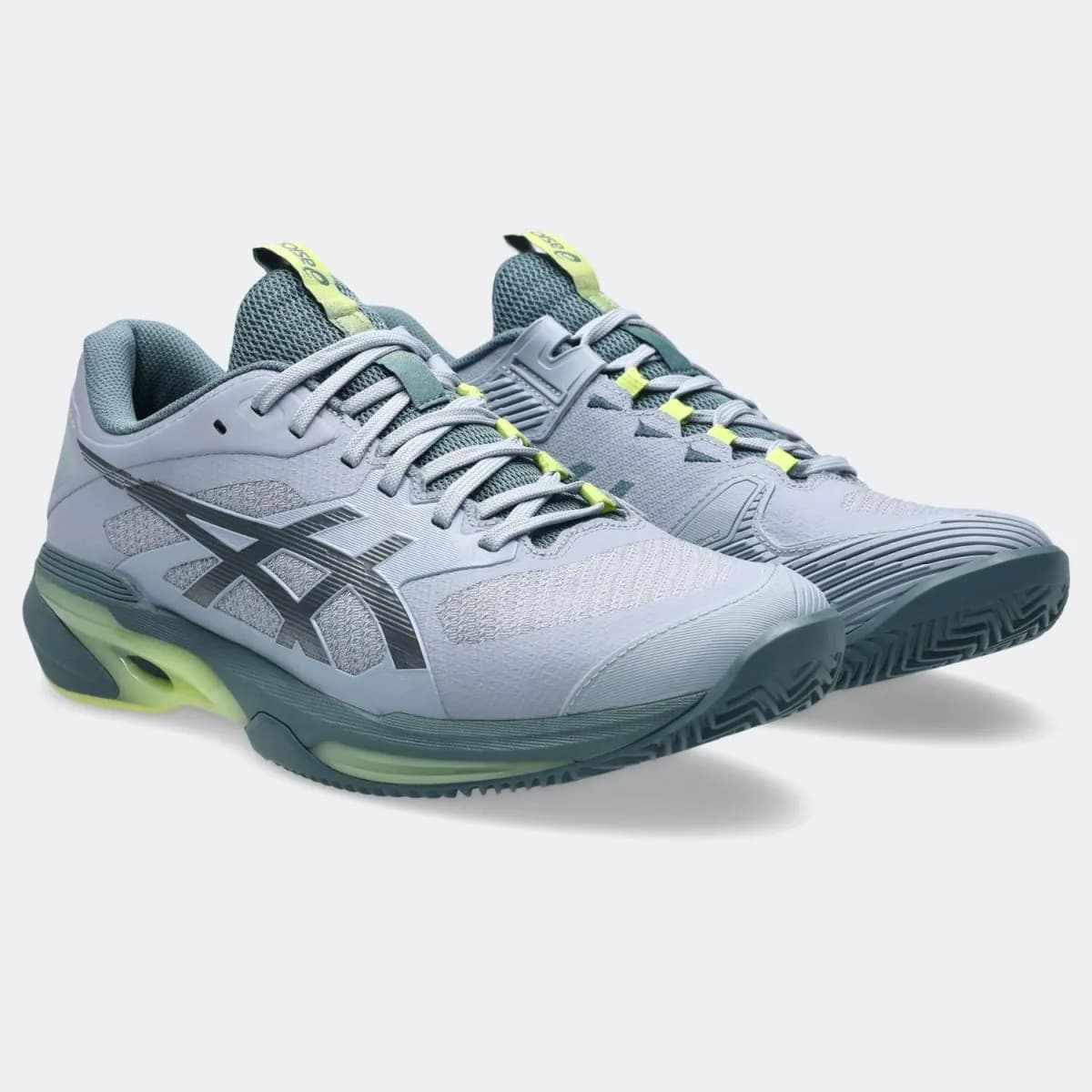 کفش تنیس مردانه اسیکس Asics Solution Speed Ff 4 Clay – خاکستری — تصویر ۴
