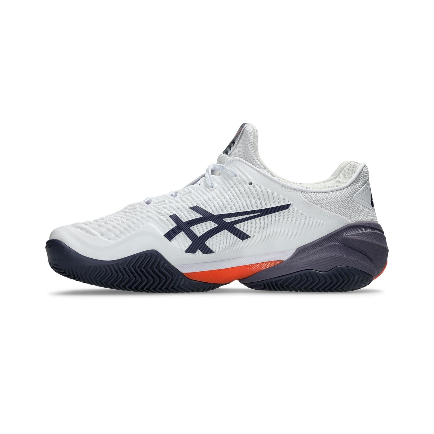 کفش تنیس مردانه اسیکس – Asics Court FF 3 Caly – سفید/نارنجی — تصویر ۳