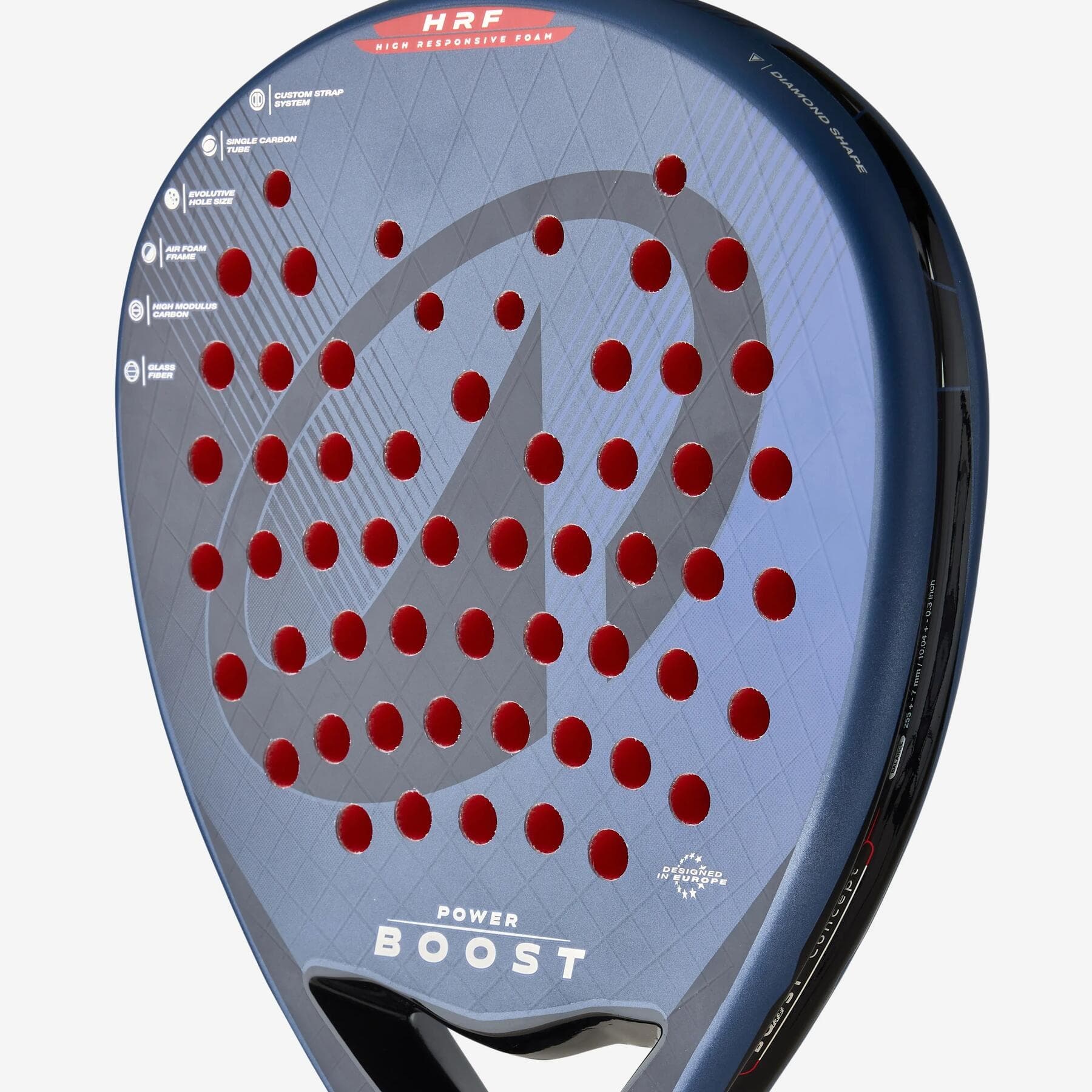 راکت پدل بزرگسال دکتلون کویکما – DECATHLON Kuikma Power Boost – سرمه ای — تصویر ۵