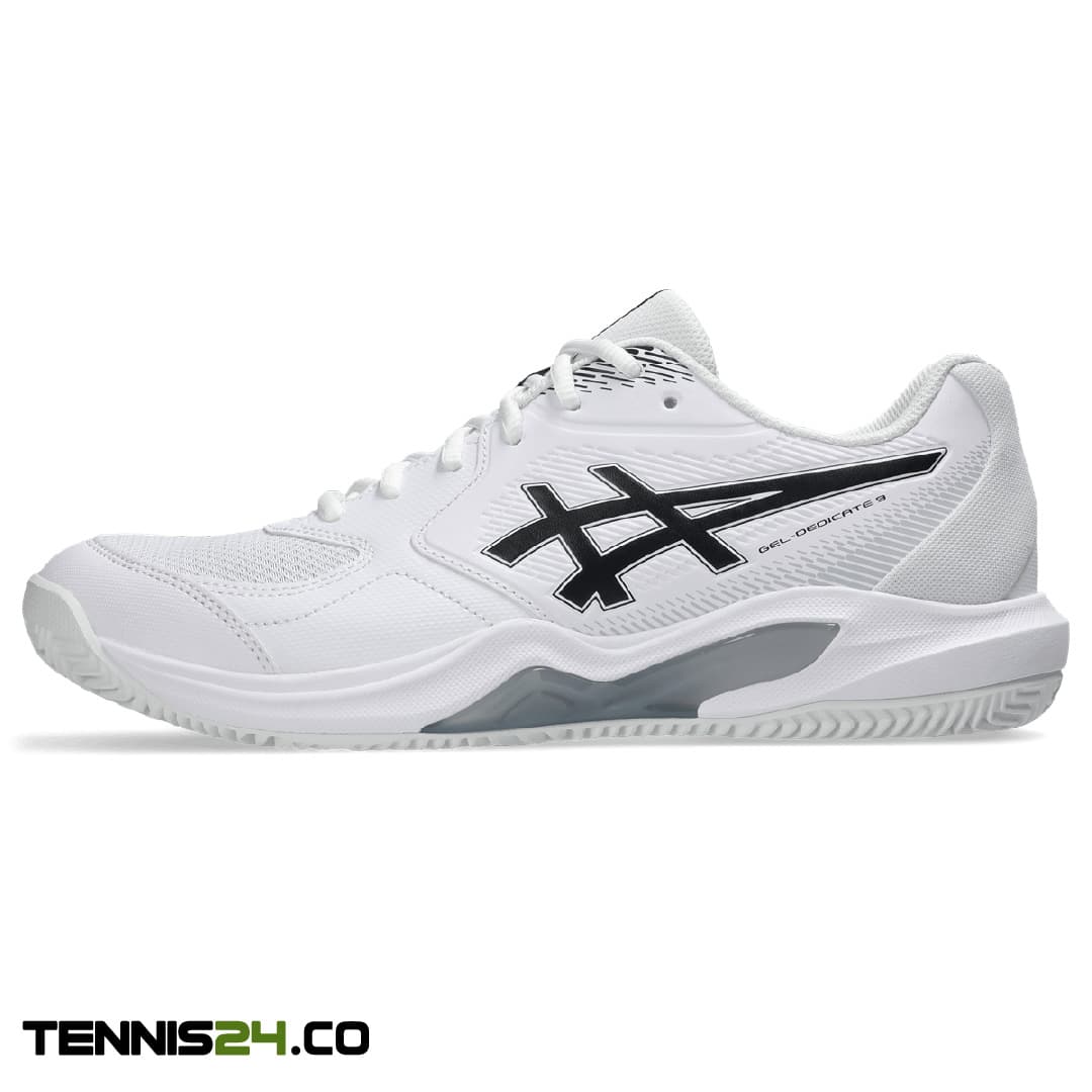 کفش تنیس مردانه اسیکس Asics GEL-DEDICATE 9 CLAY – سفید/نقره ای