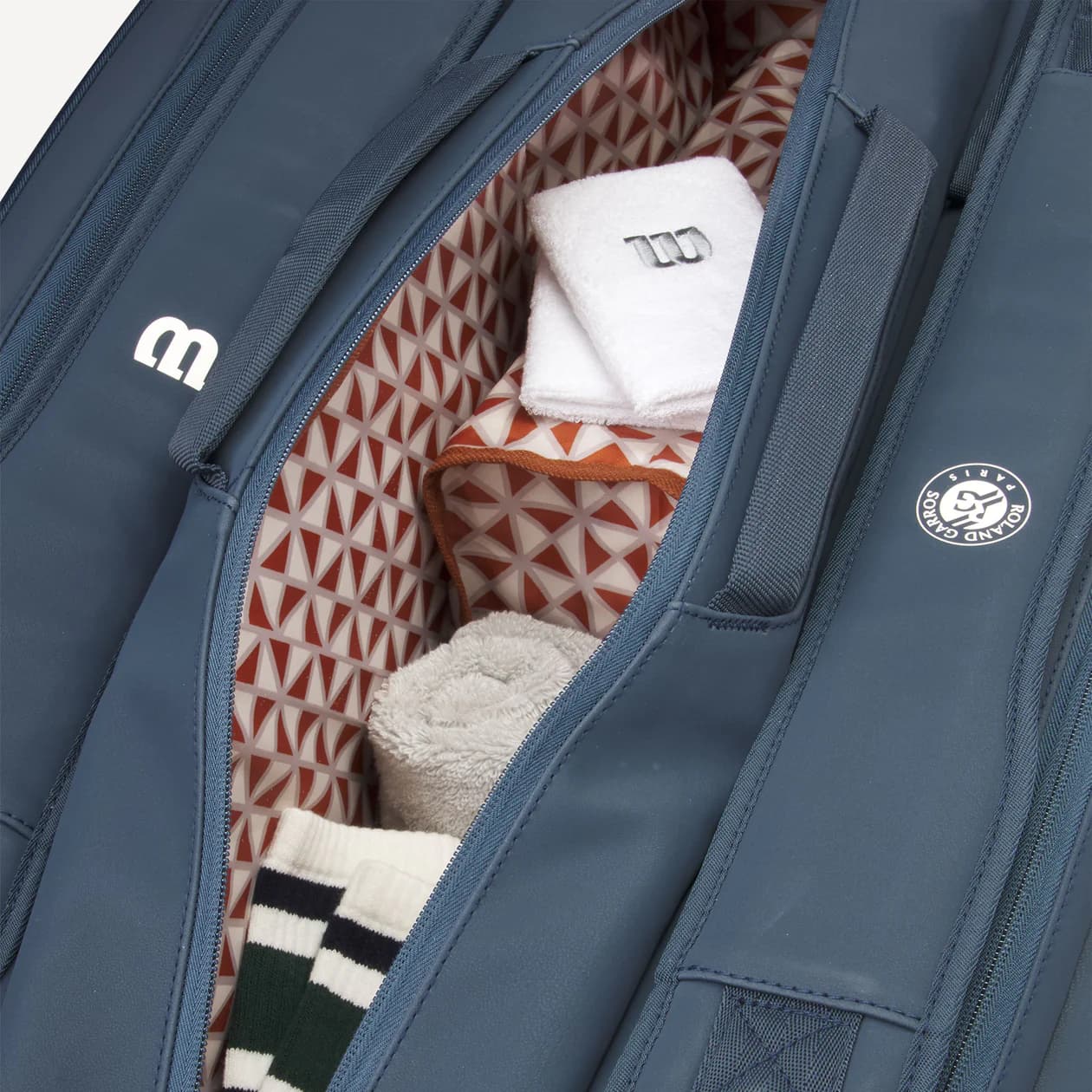 ساک تنیس ویلسون ساک تنیس ویلسون Wilson Roland Garros 2025 – 9 Racket Bag — تصویر ۷