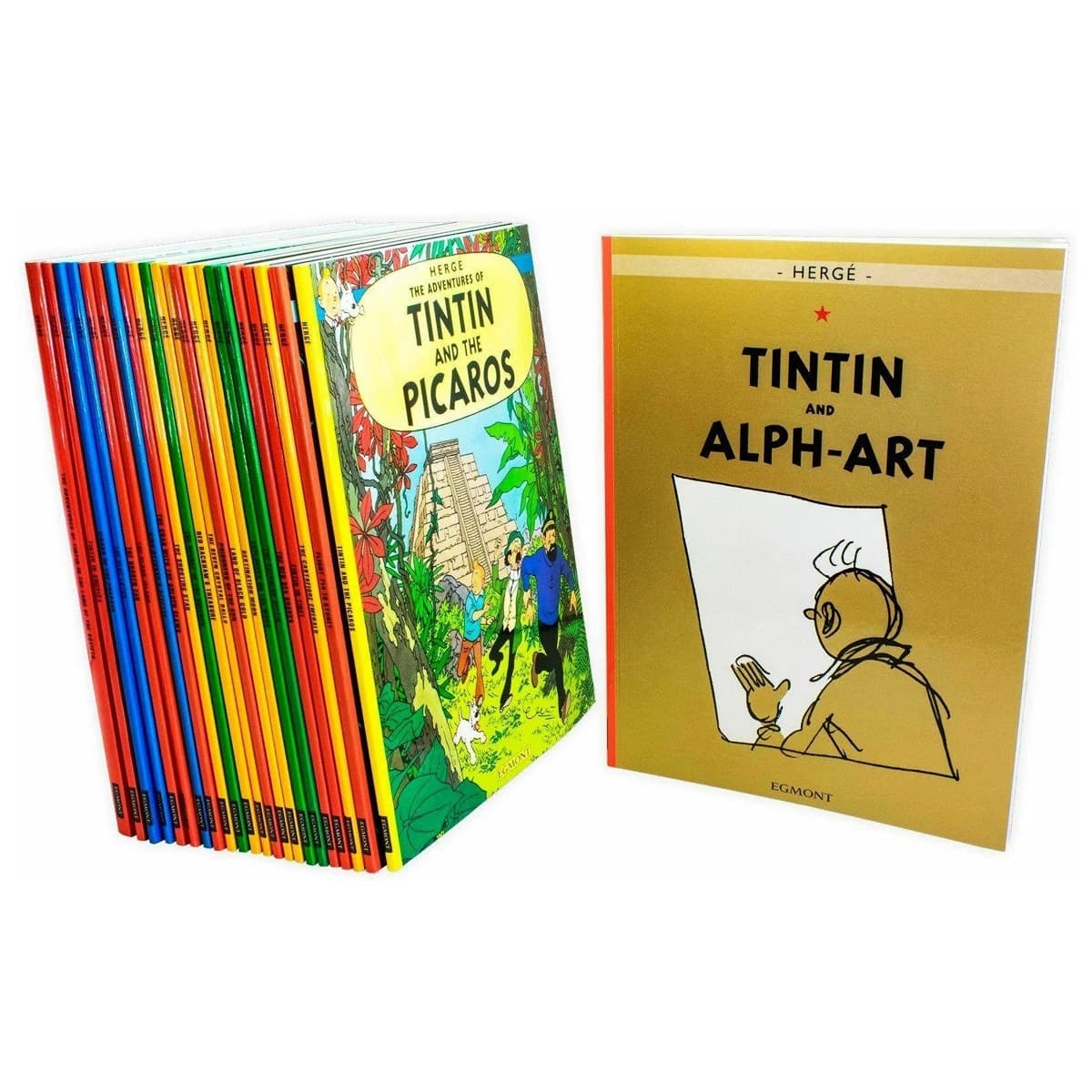پک 23 جلدی کتاب ماجراهای تن تن The Adventures of Tintin — تصویر ۲