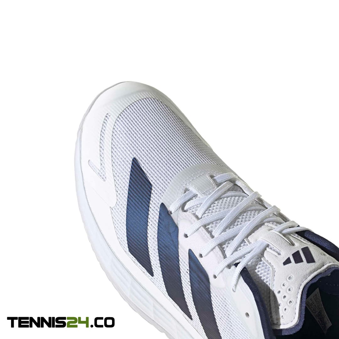 کفش تنیس مردانه آدیداس ADIDAS DEFIANT SPEED 2 – سفید/سرمه ای — تصویر ۶