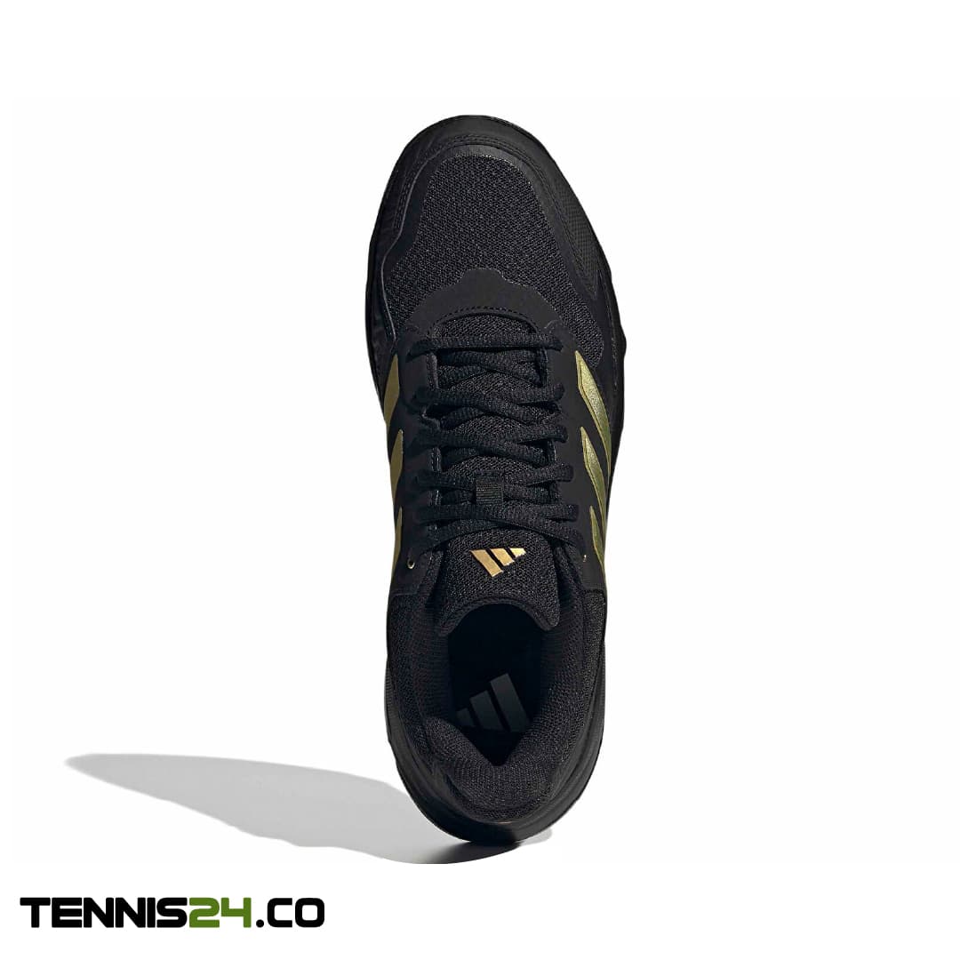 کفش تنیس مردانه آدیداس ADIDAS COURTJAM CONTROL 3 – مشکی/طلایی — تصویر ۴
