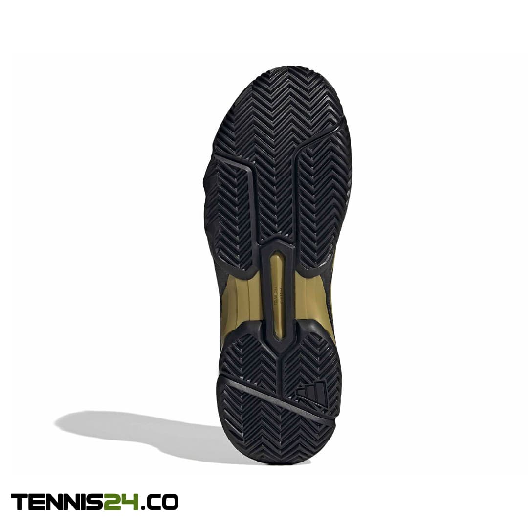 کفش تنیس مردانه آدیداس ADIDAS COURTJAM CONTROL 3 – مشکی/طلایی — تصویر ۳