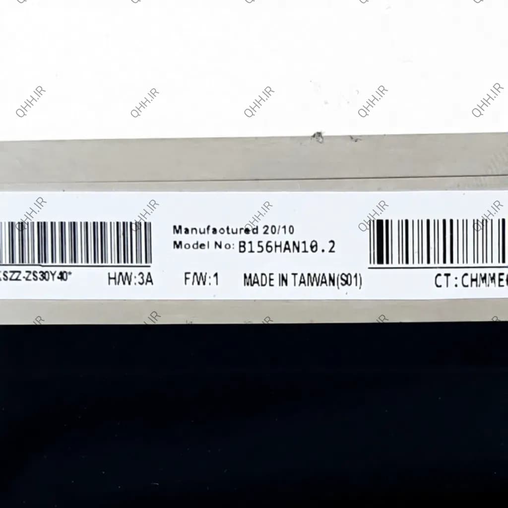 ال ای دی لپ تاپ 15.6 AUO B156HAN10.2 نازک مات 40 پین ریز FHD-EDP-240HZ بدون جاپیچ 350x216x2.4mm دست دوم — تصویر ۴