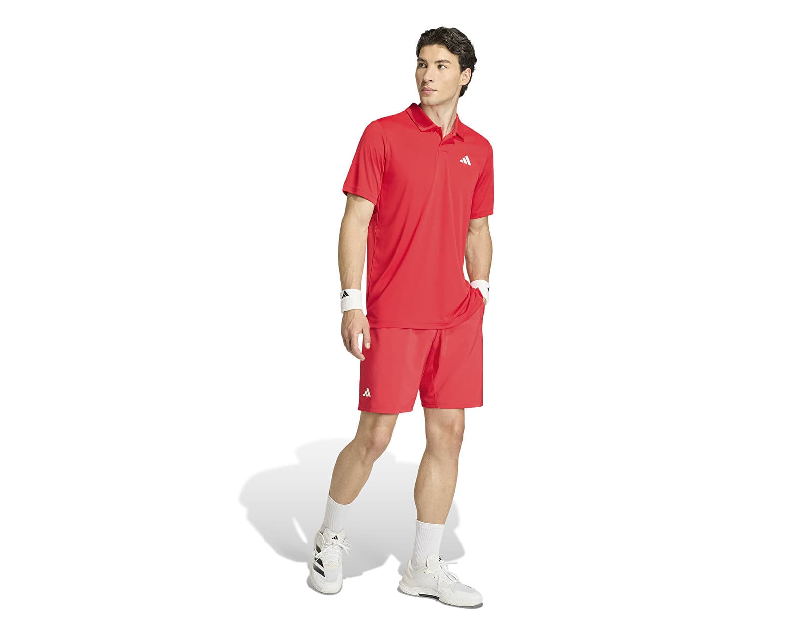 تی شرت تنیس مردانه آدیداس – Adidas Club Polo – قرمز — تصویر ۴