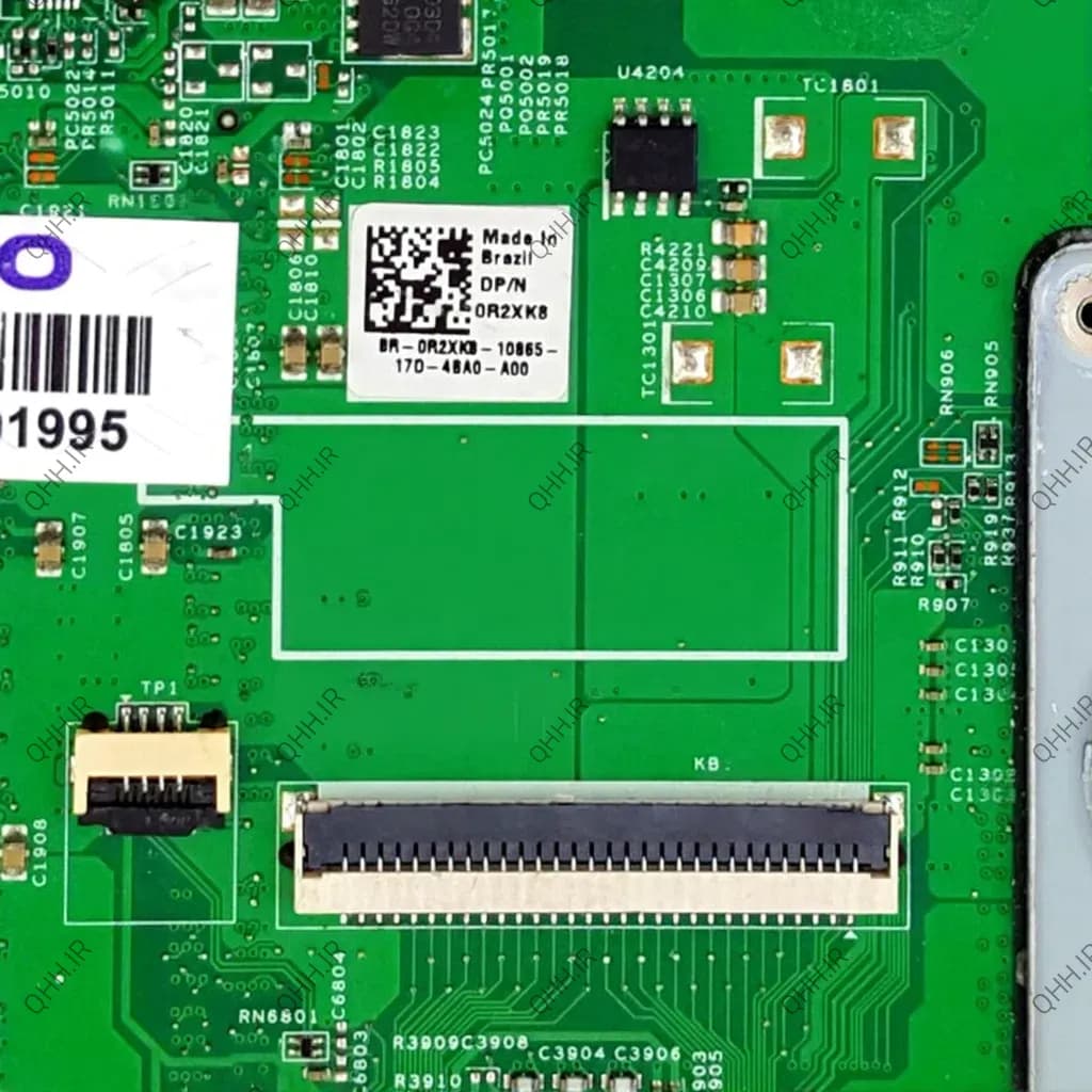 مادربرد لپ تاپ دل Inspiron N4030_DJ1_UMA MB_10212-1_48-4EK19-011 بدون گرافیک-Chip حرارت دیده — تصویر ۴