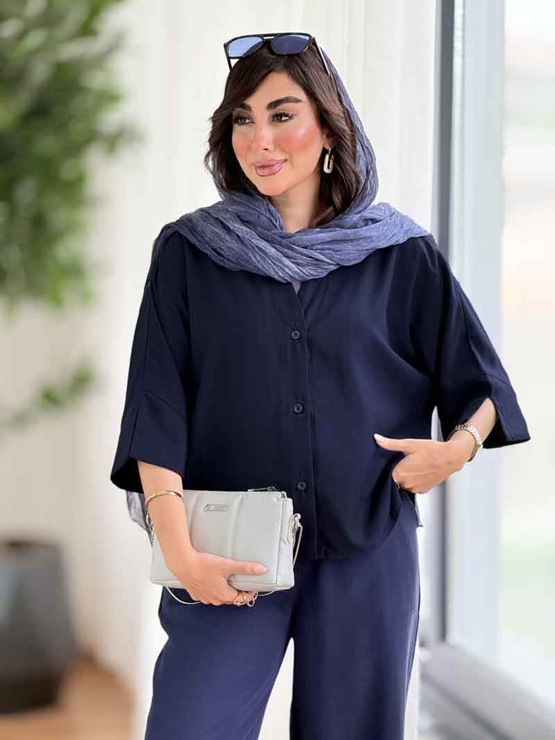 مانتو پانچ ملودی کد 8229 — تصویر ۶
