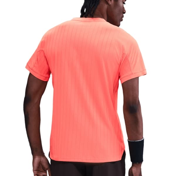 تی شرت تنیس مردانه نایک Nike Court Slam Dri-FIT Advantage – صورتی — تصویر ۳