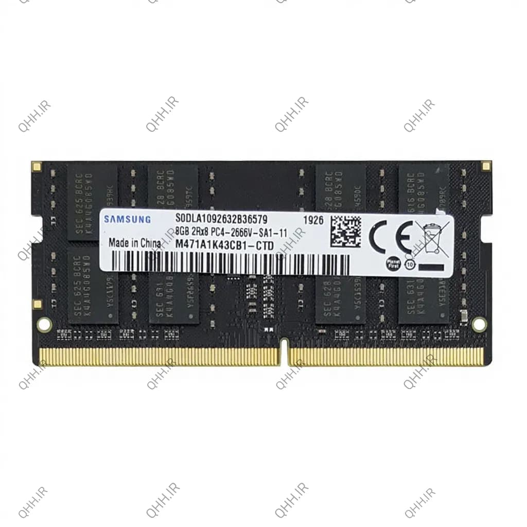 رم لپ تاپ 8 گیگ سامسونگ DDR4-2666 MHZ 1.2V