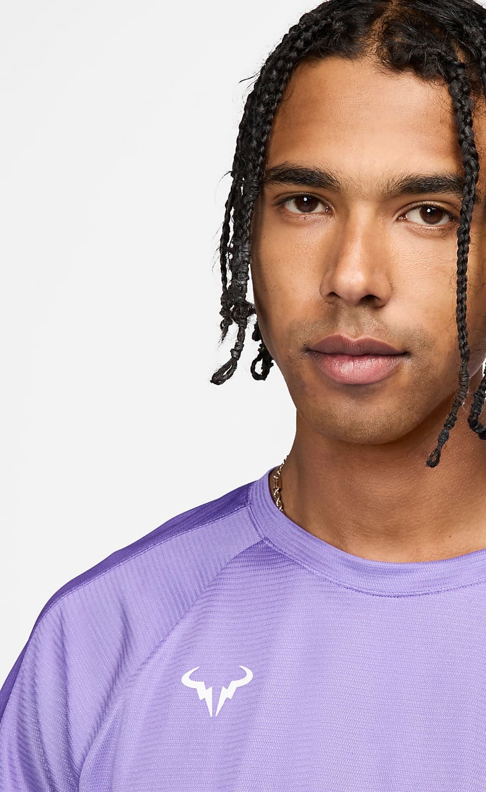 تی شرت تنیس مردانه نایک Nike Dri-FIT Rafa Challenger – بنفش — تصویر ۴