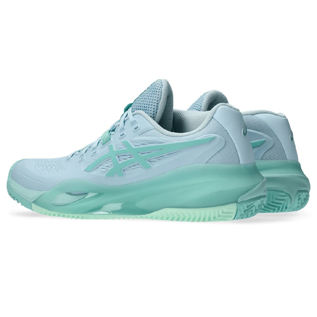 کفش تنیس زنانه اسیکس – Asics GEL-RESOLUTION X CLAY- سبز/آبی — تصویر ۸