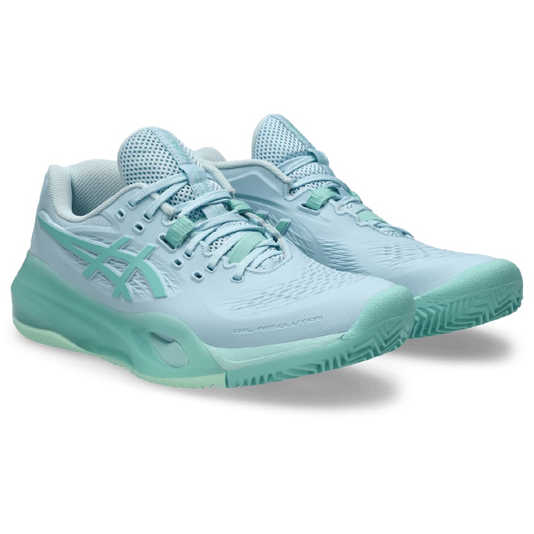 کفش تنیس زنانه اسیکس – Asics GEL-RESOLUTION X CLAY- سبز/آبی — تصویر ۷