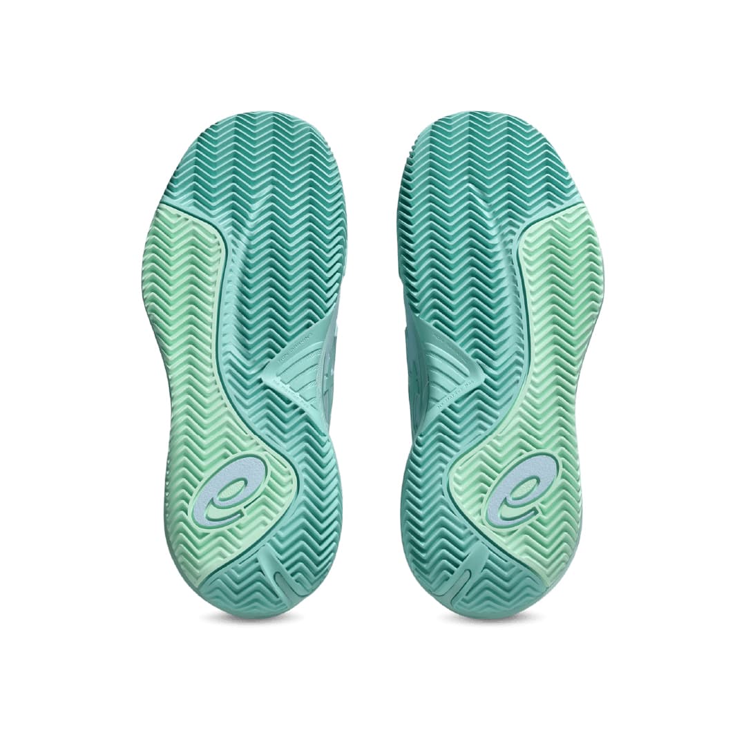 کفش تنیس زنانه اسیکس – Asics GEL-RESOLUTION X CLAY- سبز/آبی — تصویر ۴