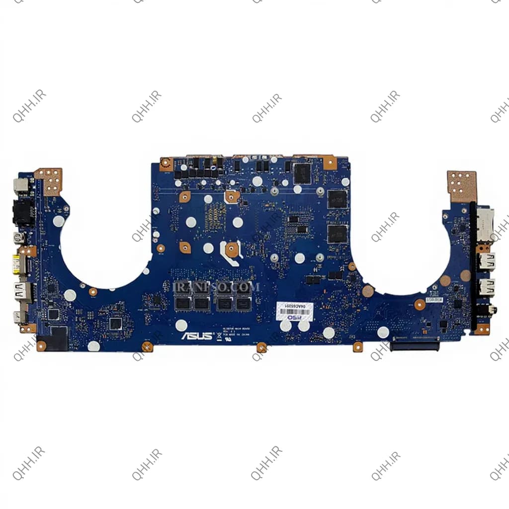 مادربرد لپ تاپ ایسوس ROG GL502VM CPU-I7-7_Ram-8GB_VGA-3GB گرافیک دار-با سوکت Type C-اسلات رم خراب — تصویر ۳