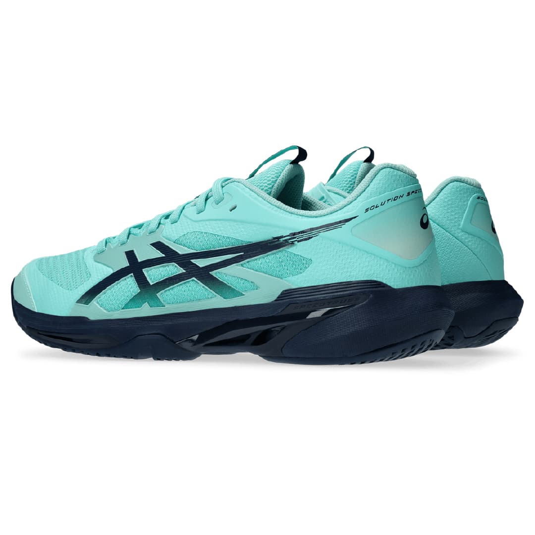 کفش تنیس مردانه اسیکس Asics SOLUTION SPEED FF 4 – سبز/سرمه ای — تصویر ۷