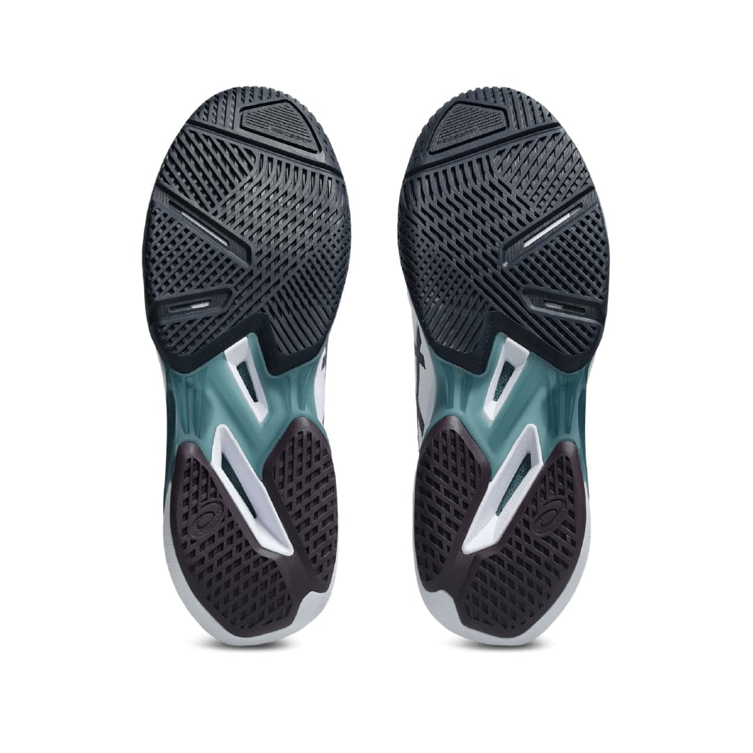 کفش تنیس مردانه اسیکس Asics SOLUTION SPEED FF 4 – سفید/سبز — تصویر ۴