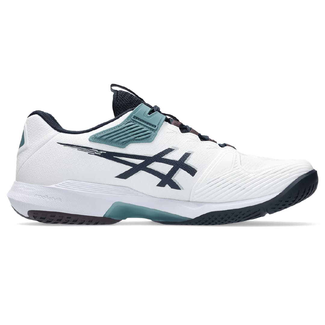 کفش تنیس مردانه اسیکس Asics SOLUTION SPEED FF 4 – سفید/سبز — تصویر ۳