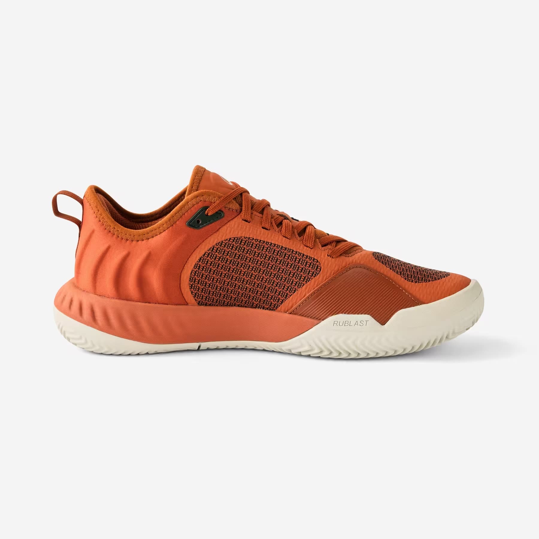 کفش تنیس مردانه دکتلون کویکما – Decathlon Unrupt Team Clay – قهوه ای/سفید — تصویر ۲