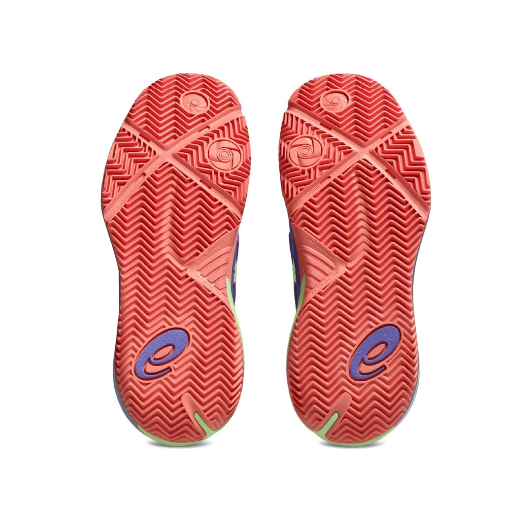 کفش پدل زنانه اسیکس GEL-RESOLUTION X PADEL – بنفش/سبز — تصویر ۳