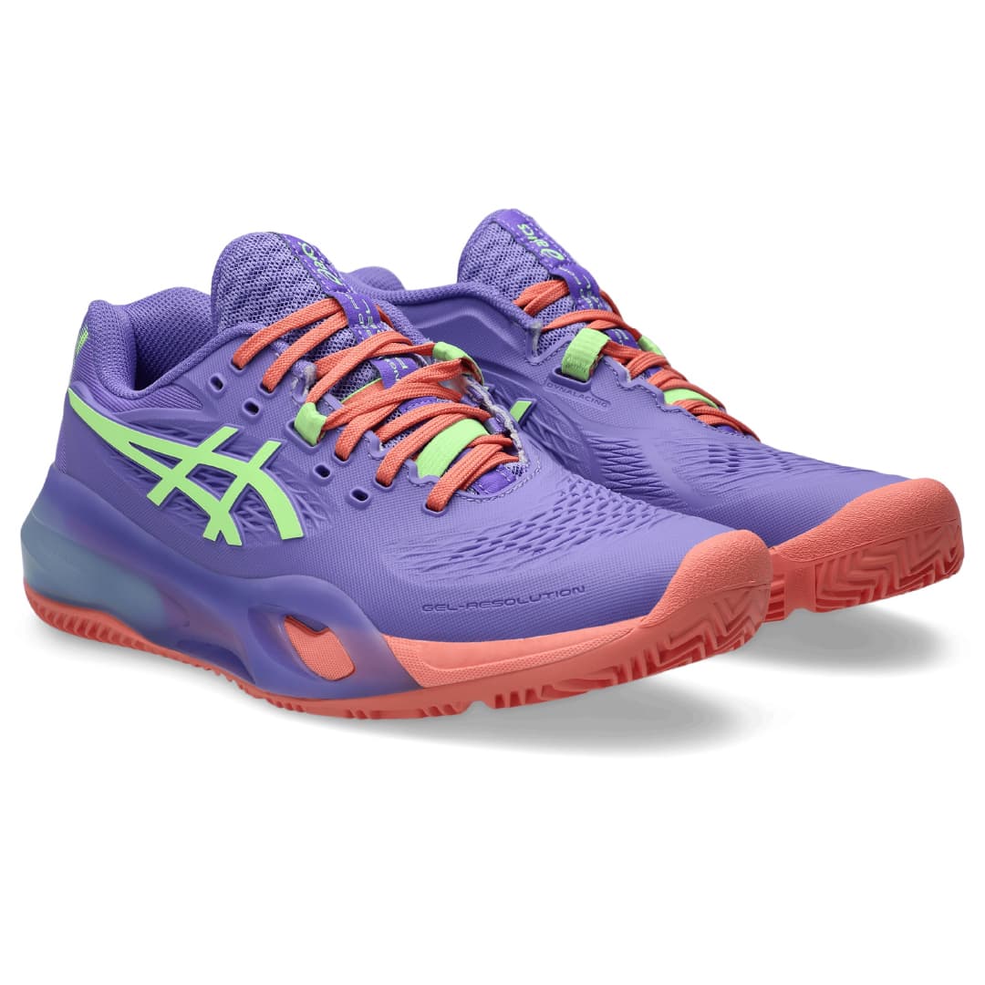 کفش پدل زنانه اسیکس GEL-RESOLUTION X PADEL – بنفش/سبز — تصویر ۶