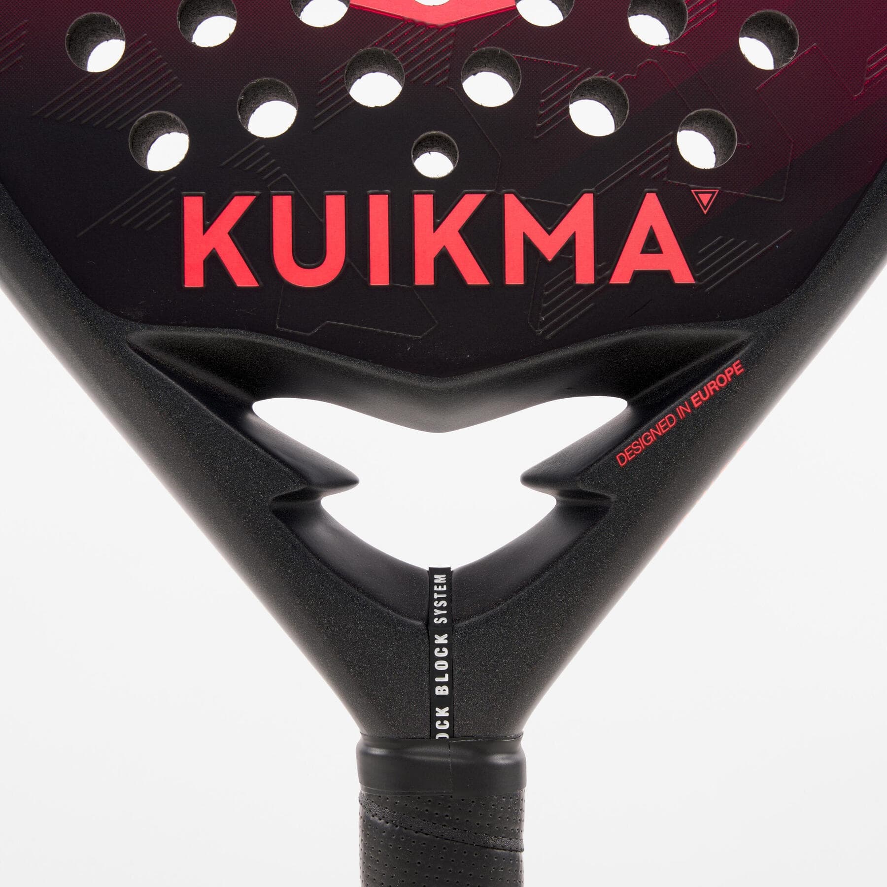 راکت پدل بزرگسال دکتلون Decathlon Adult Padel Kuikma Power Metal – زرشکی — تصویر ۸