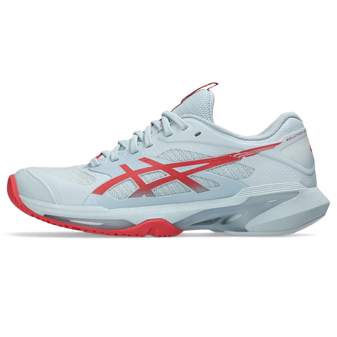 کفش تنیس زنانه اسیکس – Asics SOLUTION SPEED FF 4- خاکستری/قرمز — تصویر ۲