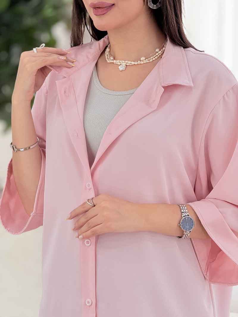 مانتو آستین پاکتی نارمیلا کد 8166 — تصویر ۷