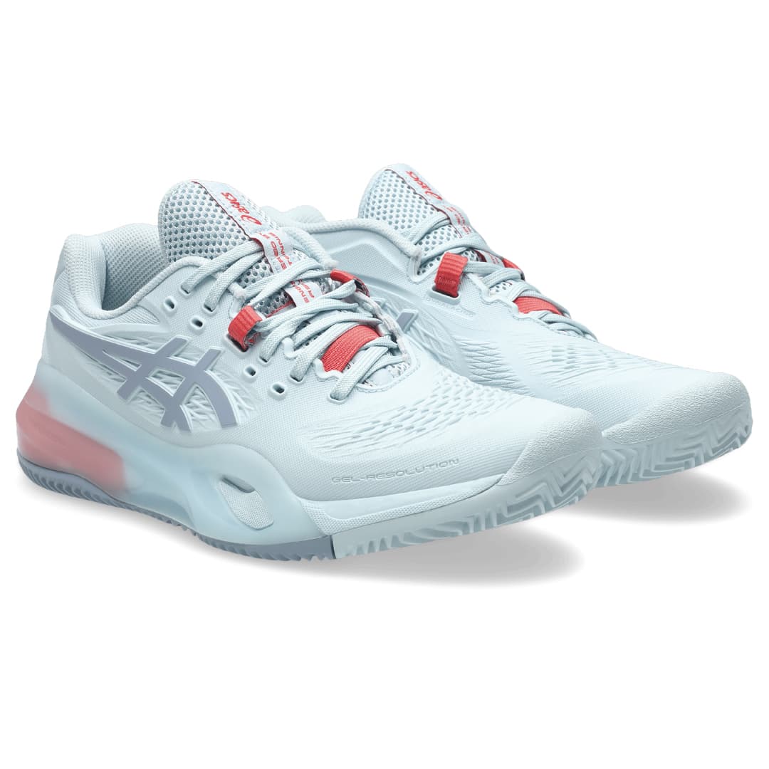 کفش تنیس زنانه اسیکس – Asics GEL-RESOLUTION X CLAY- خاکستری/آبی — تصویر ۷