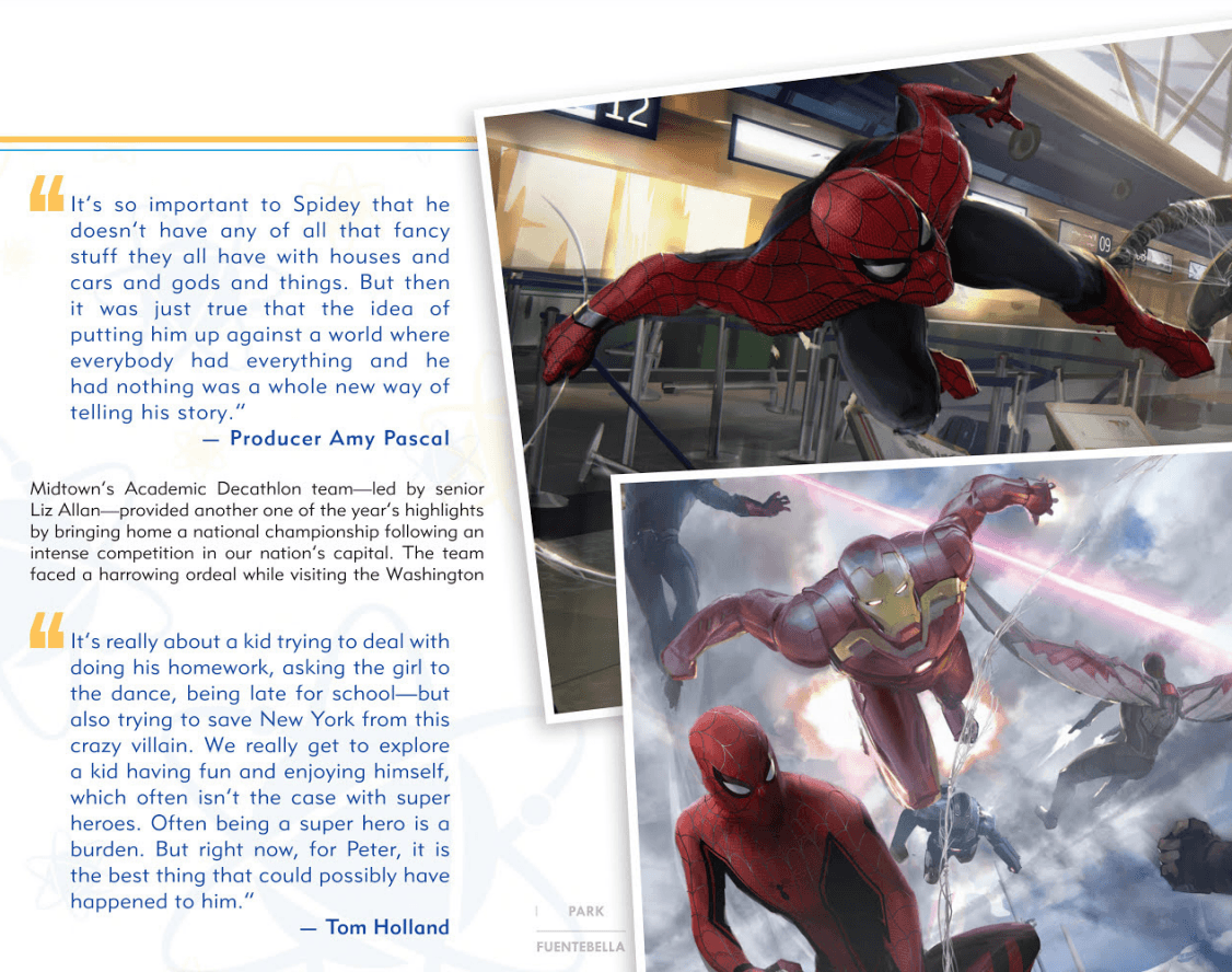 آرت بوک اسپایدرمن The Art of Spider-Man Homecoming — تصویر ۲
