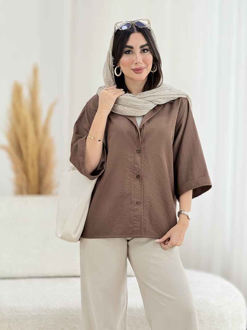 مانتو آستین پاکتی رونیکا کد 8207 — تصویر ۸