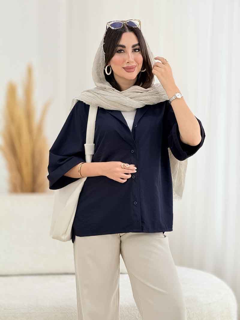مانتو آستین پاکتی رونیکا کد 8207 — تصویر ۷