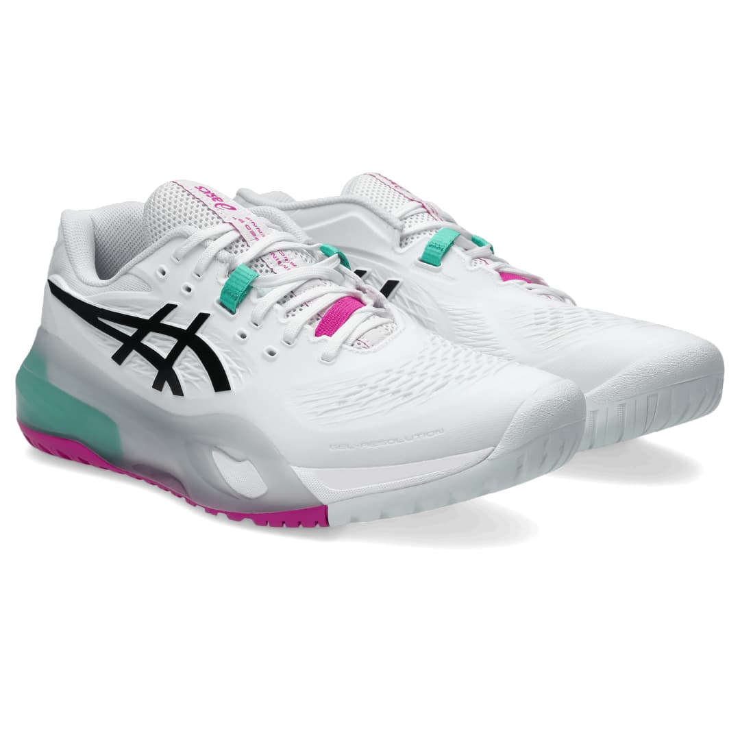 کفش تنیس مردانه اسیکس – Asics GEL-RESOLUTION X – سفید/سبز — تصویر ۶